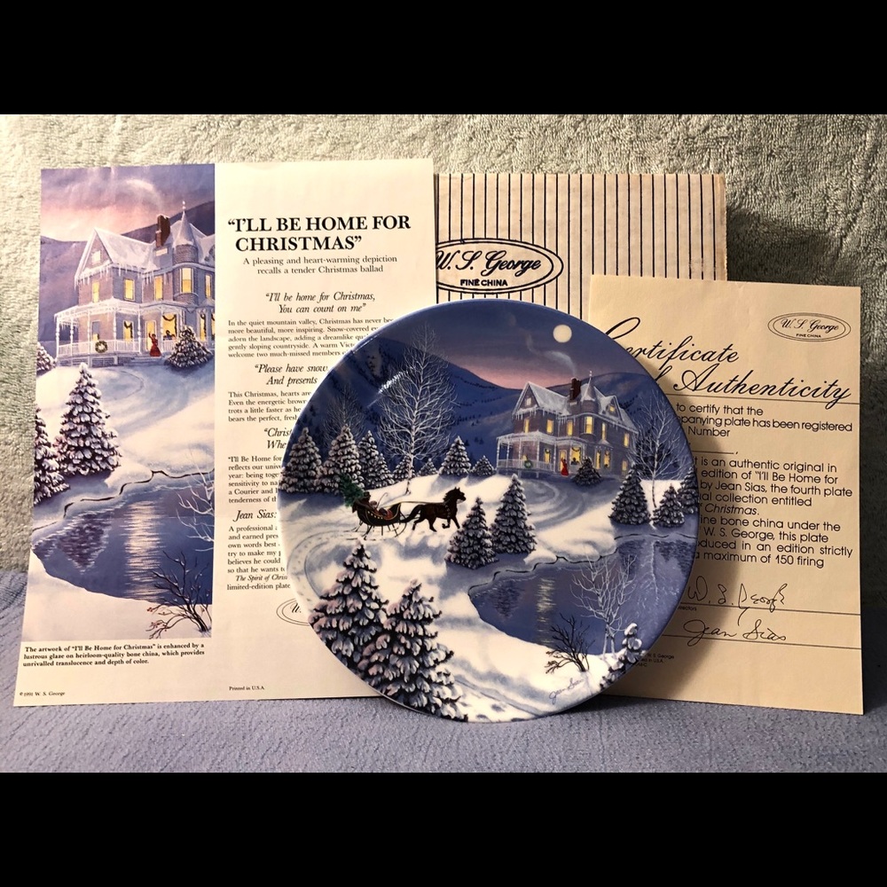 Full Set of 6 The Spirit of Christmas Plates